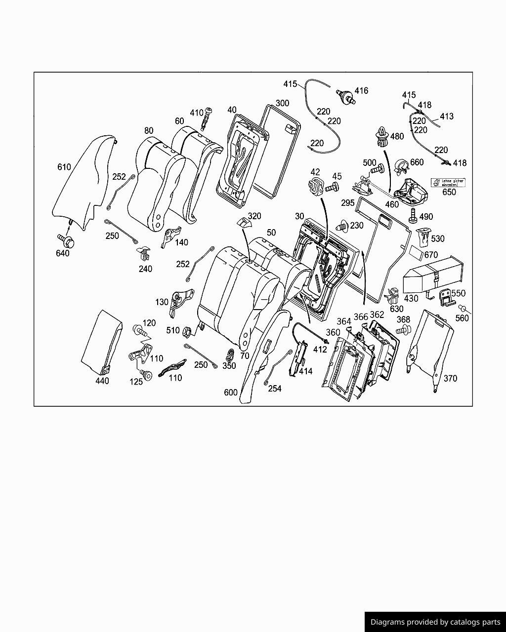 Car part diagram