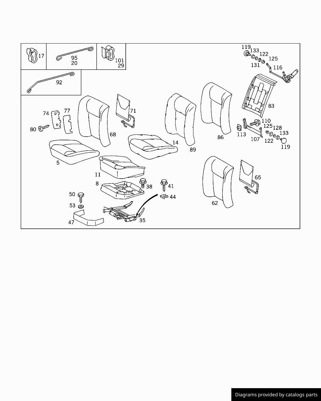 Car part diagram
