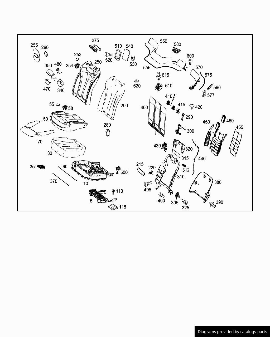 Car part diagram