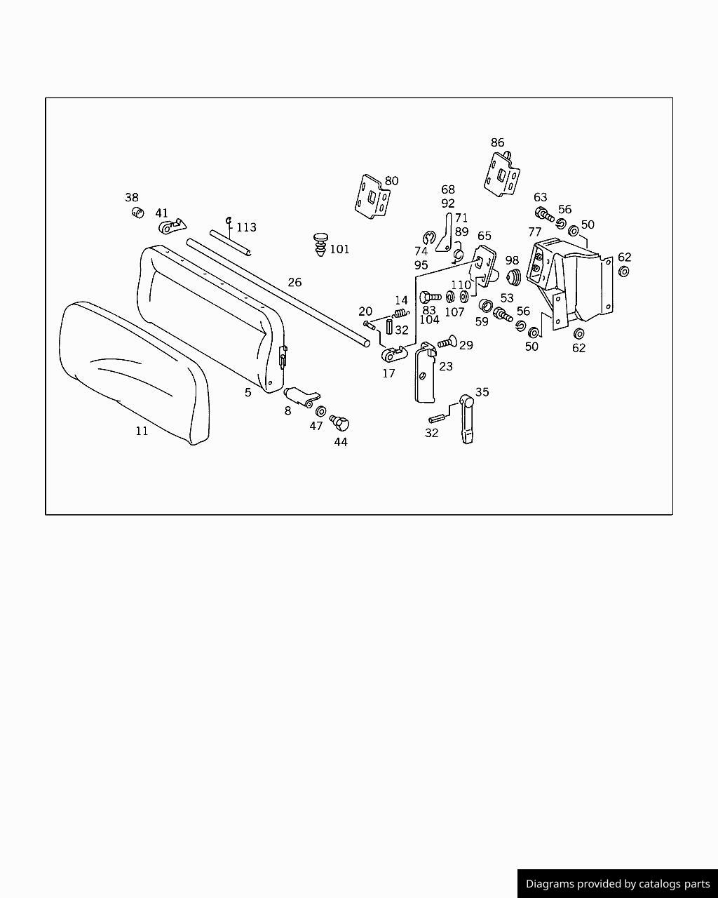 Car part diagram