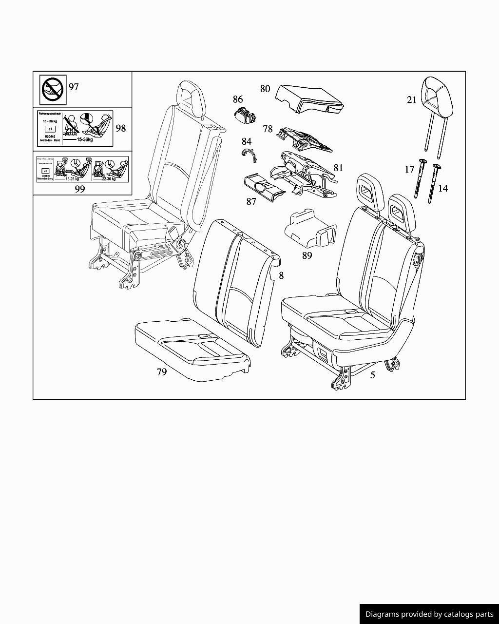 Car part diagram