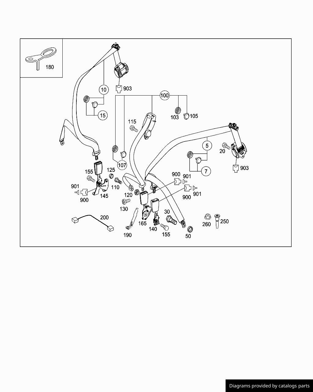 Car part diagram
