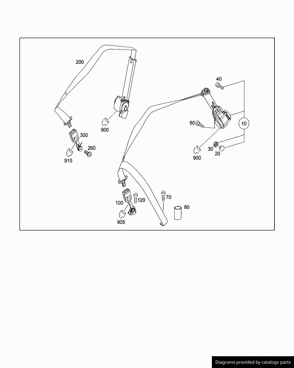 Car part diagram