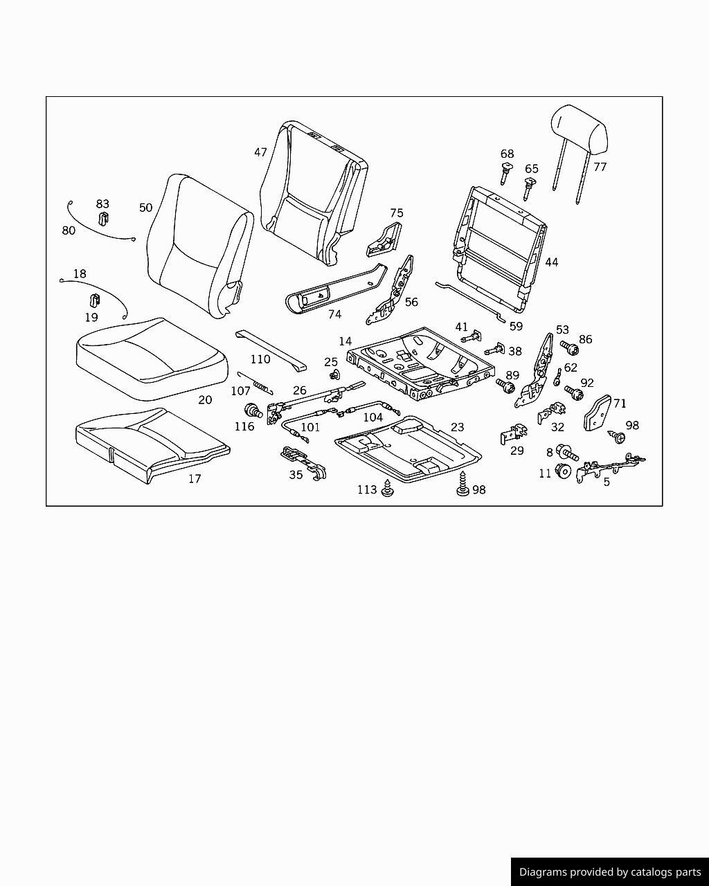 Car part diagram