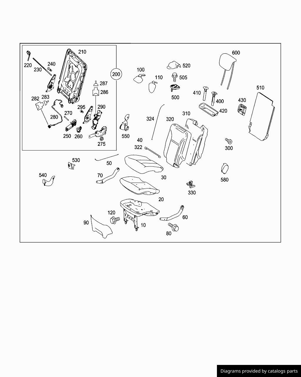 Car part diagram