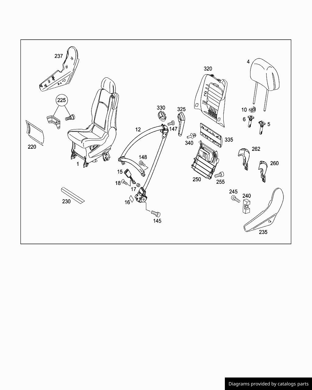 Car part diagram
