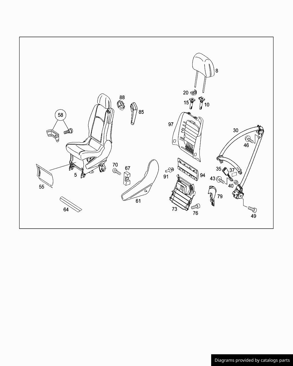 Car part diagram