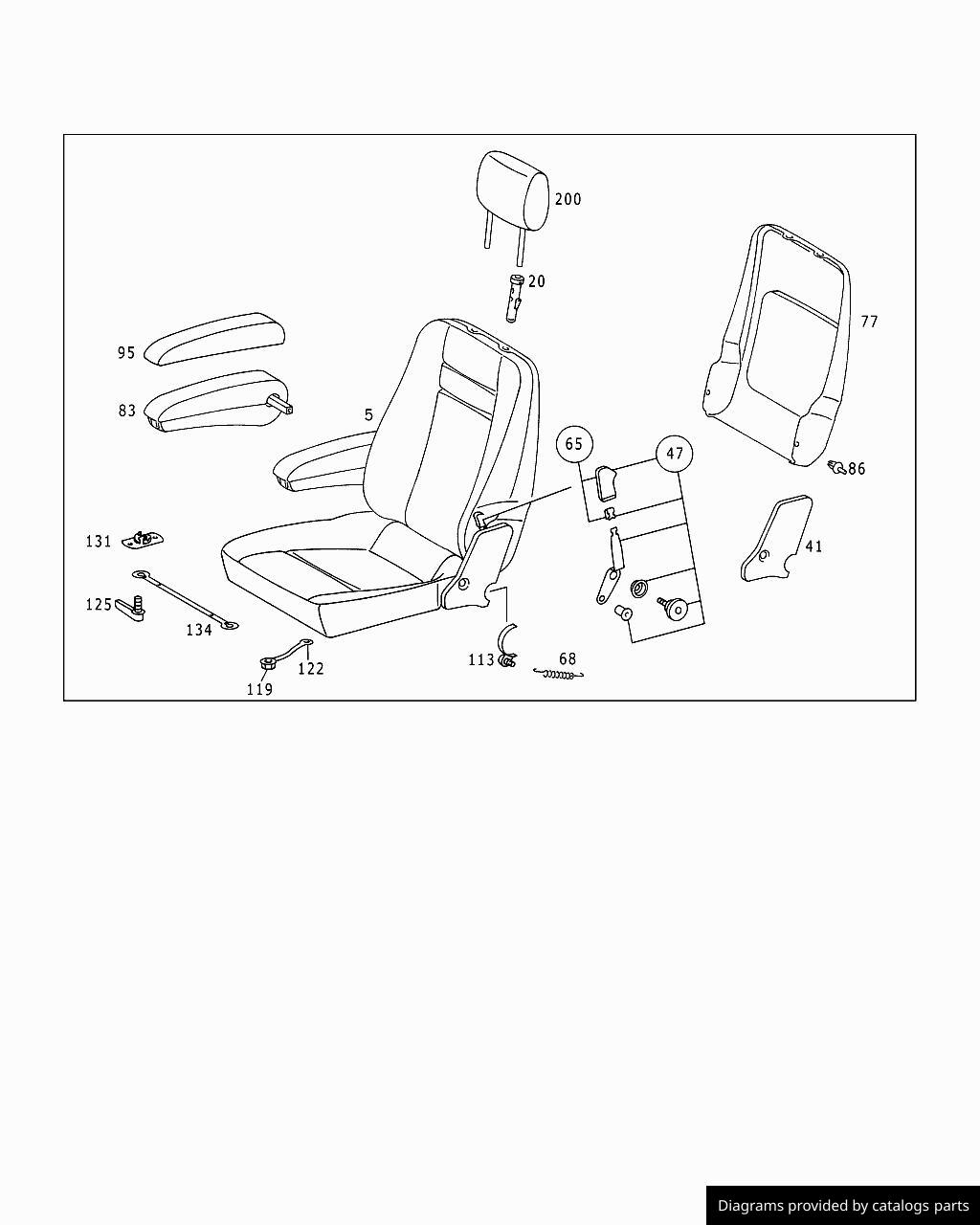 Car part diagram