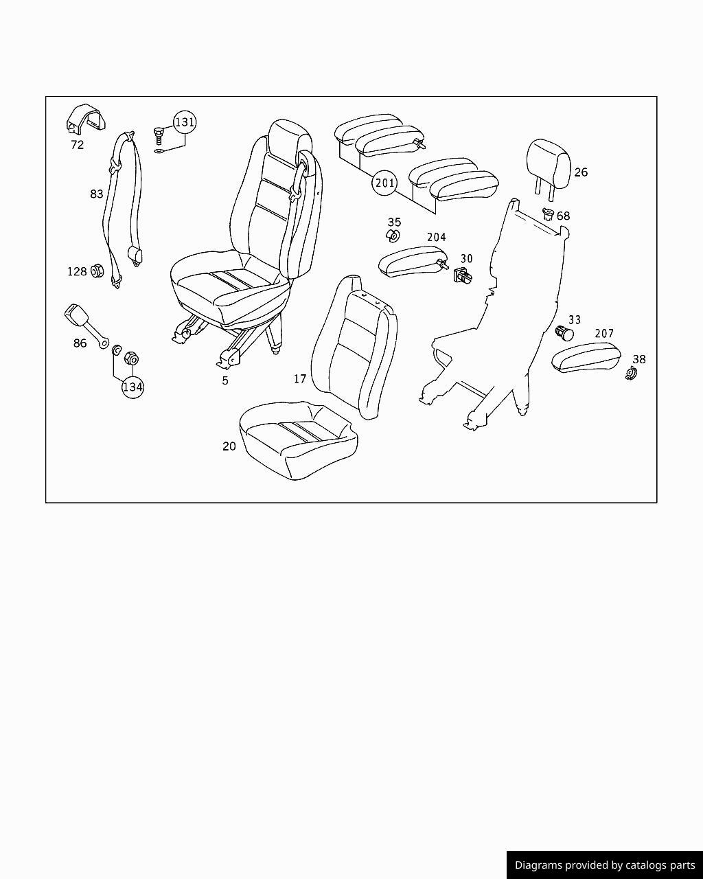 Car part diagram