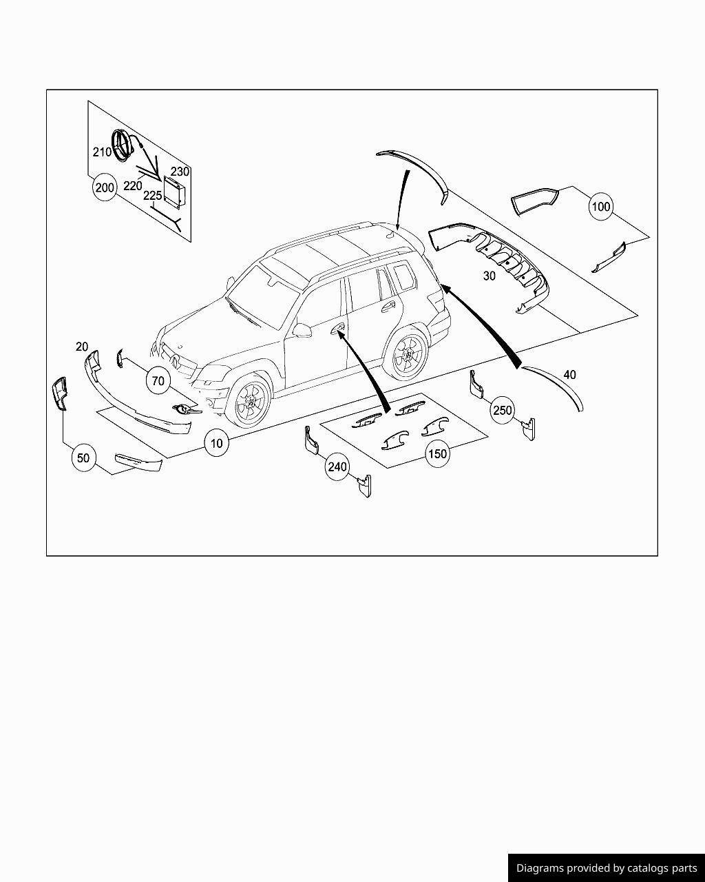 Car part diagram