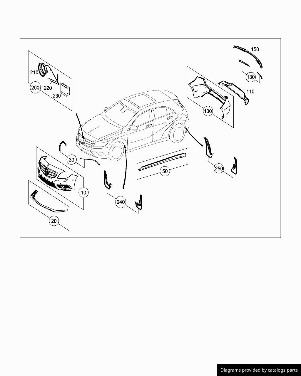 Car part diagram