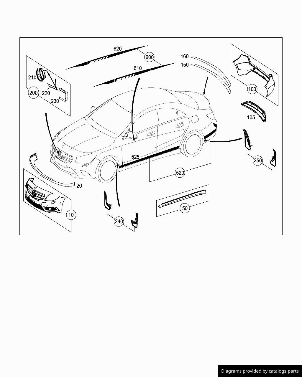 Car part diagram