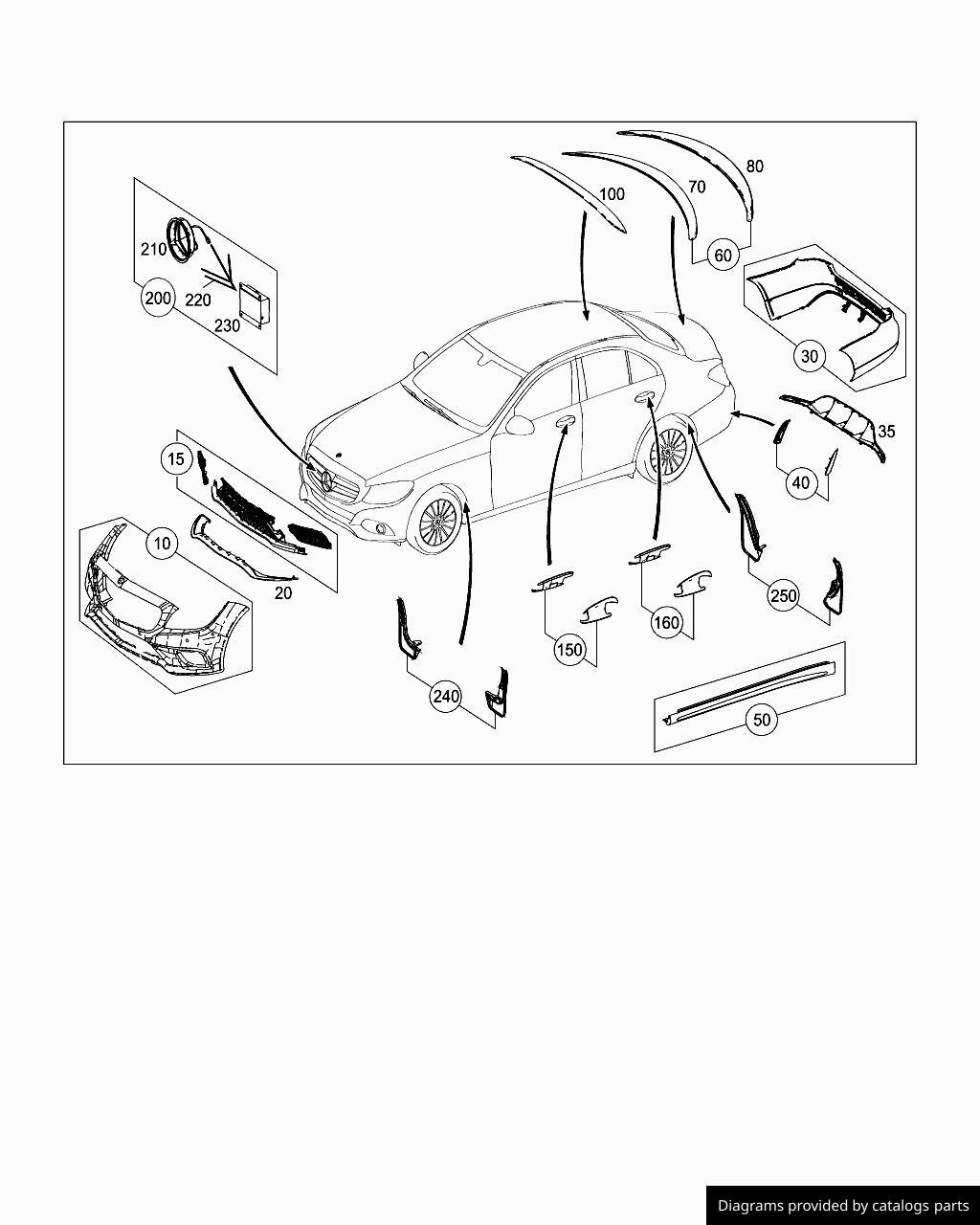 Car part diagram