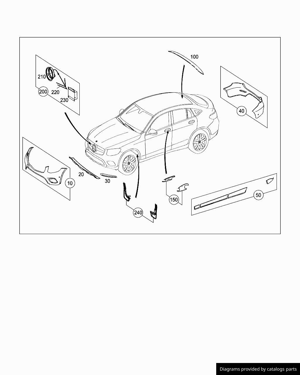 Car part diagram