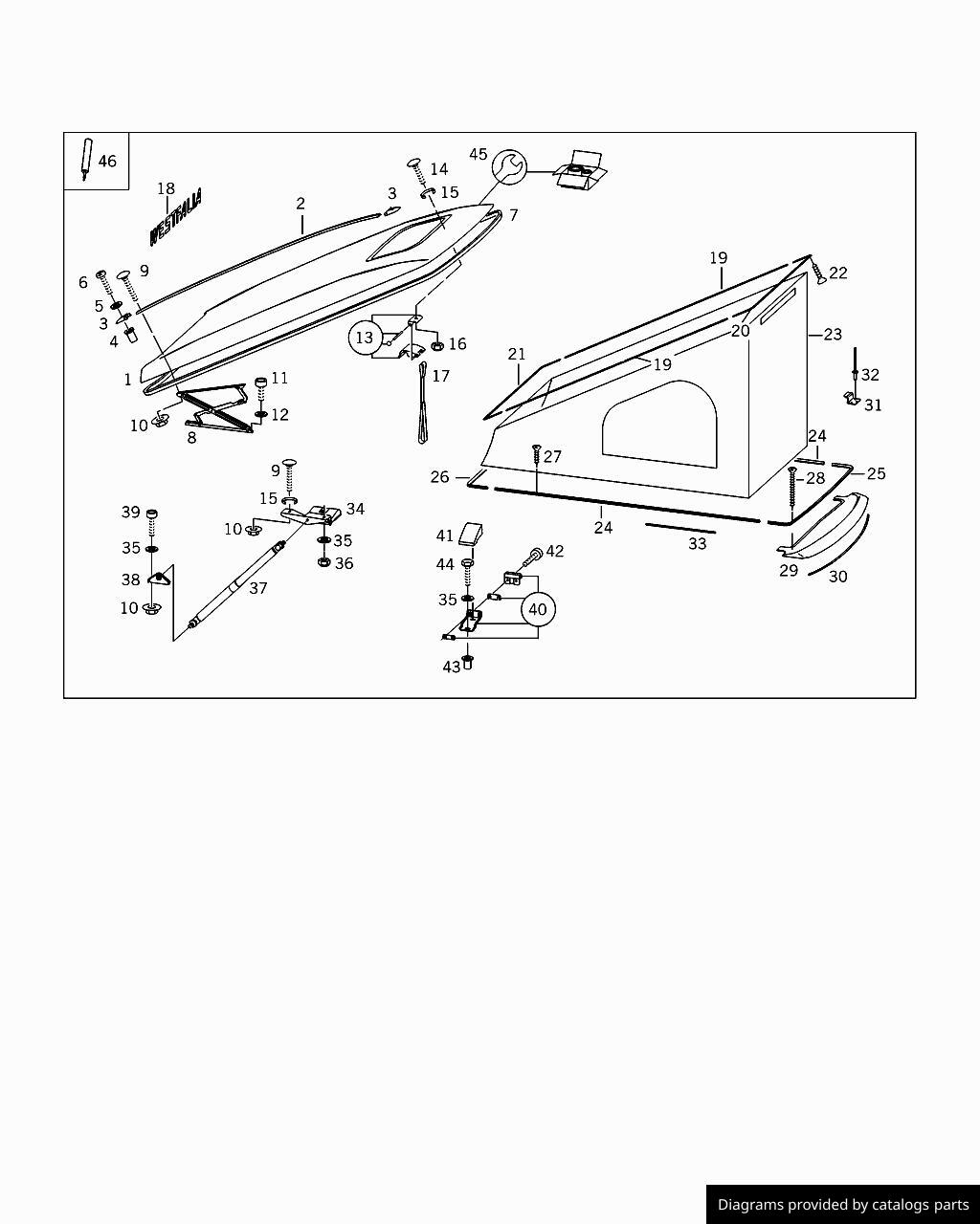 Car part diagram