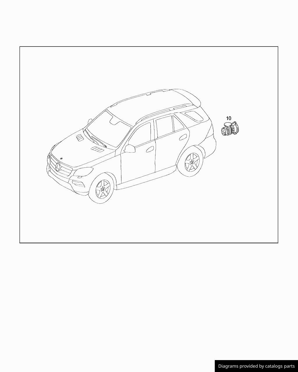 Mercedes Benz 13Pin To 7Pin Socket Tow Bar Adapter Genuine Mercedes