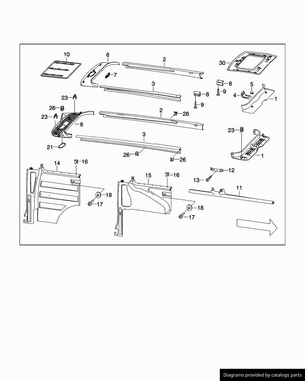 Car part diagram