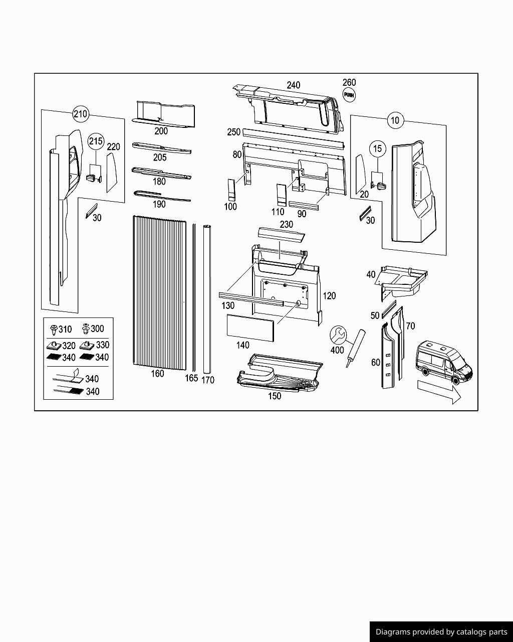 Car part diagram
