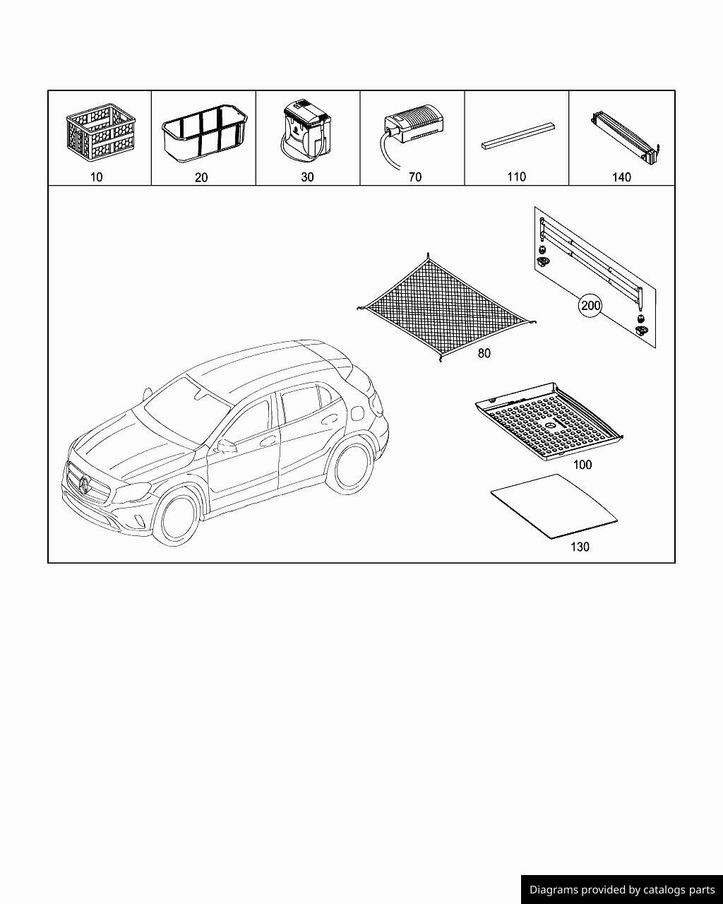 Car part diagram