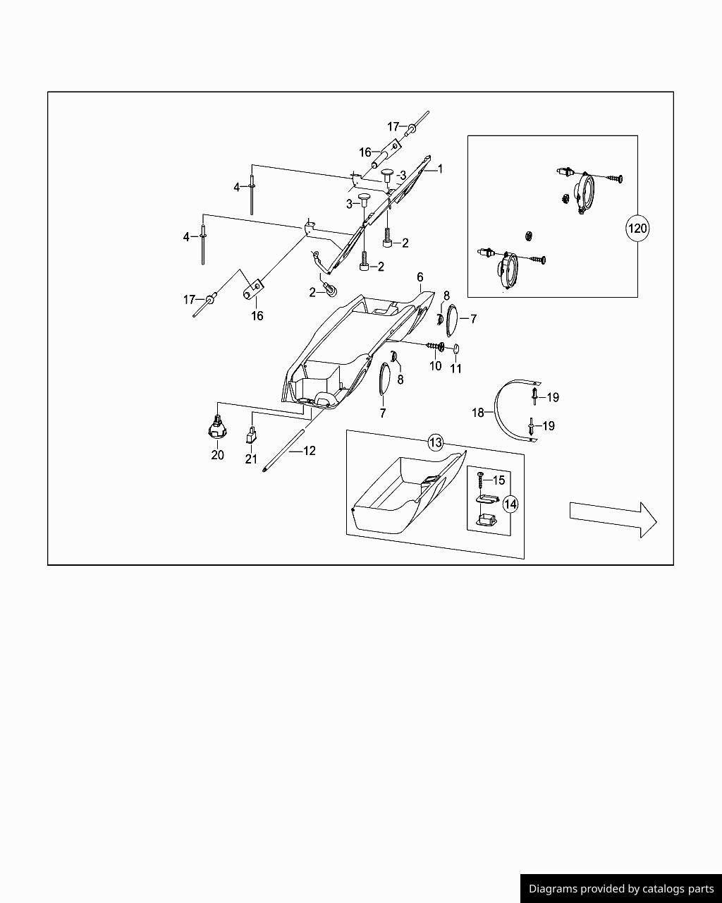 Car part diagram