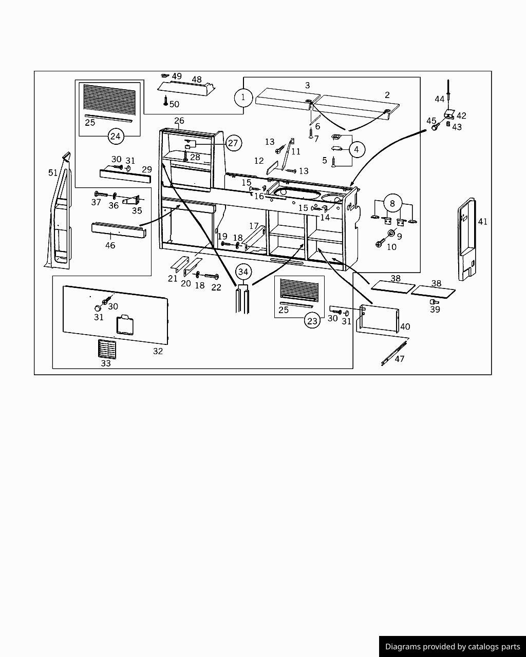 Car part diagram