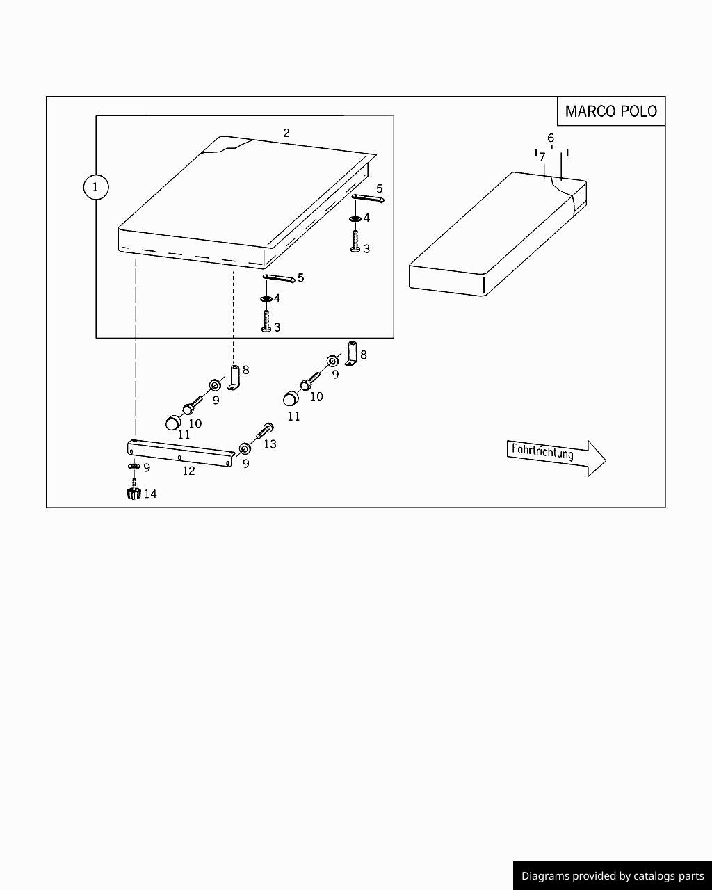 Car part diagram