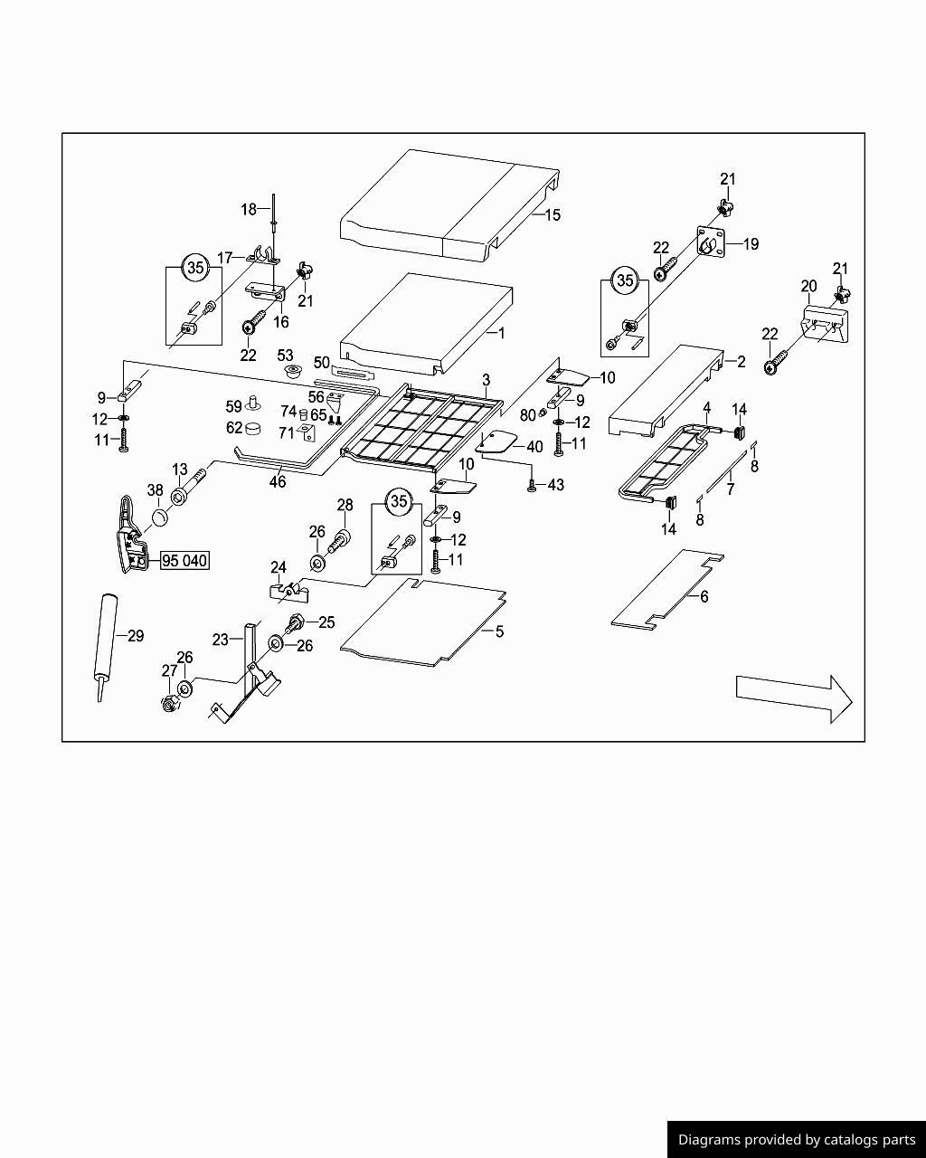 Car part diagram