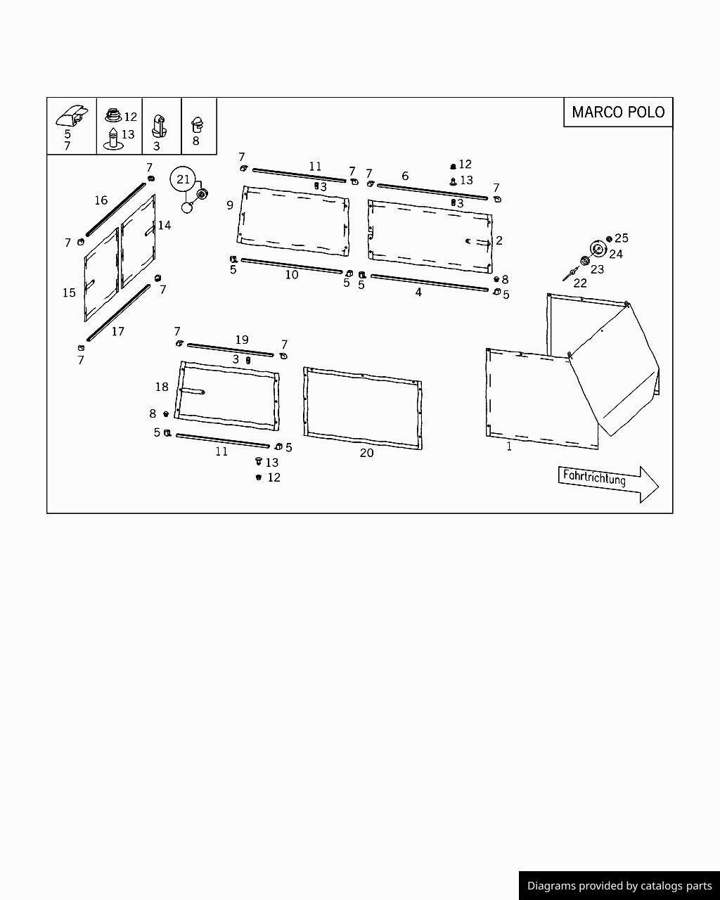 Car part diagram