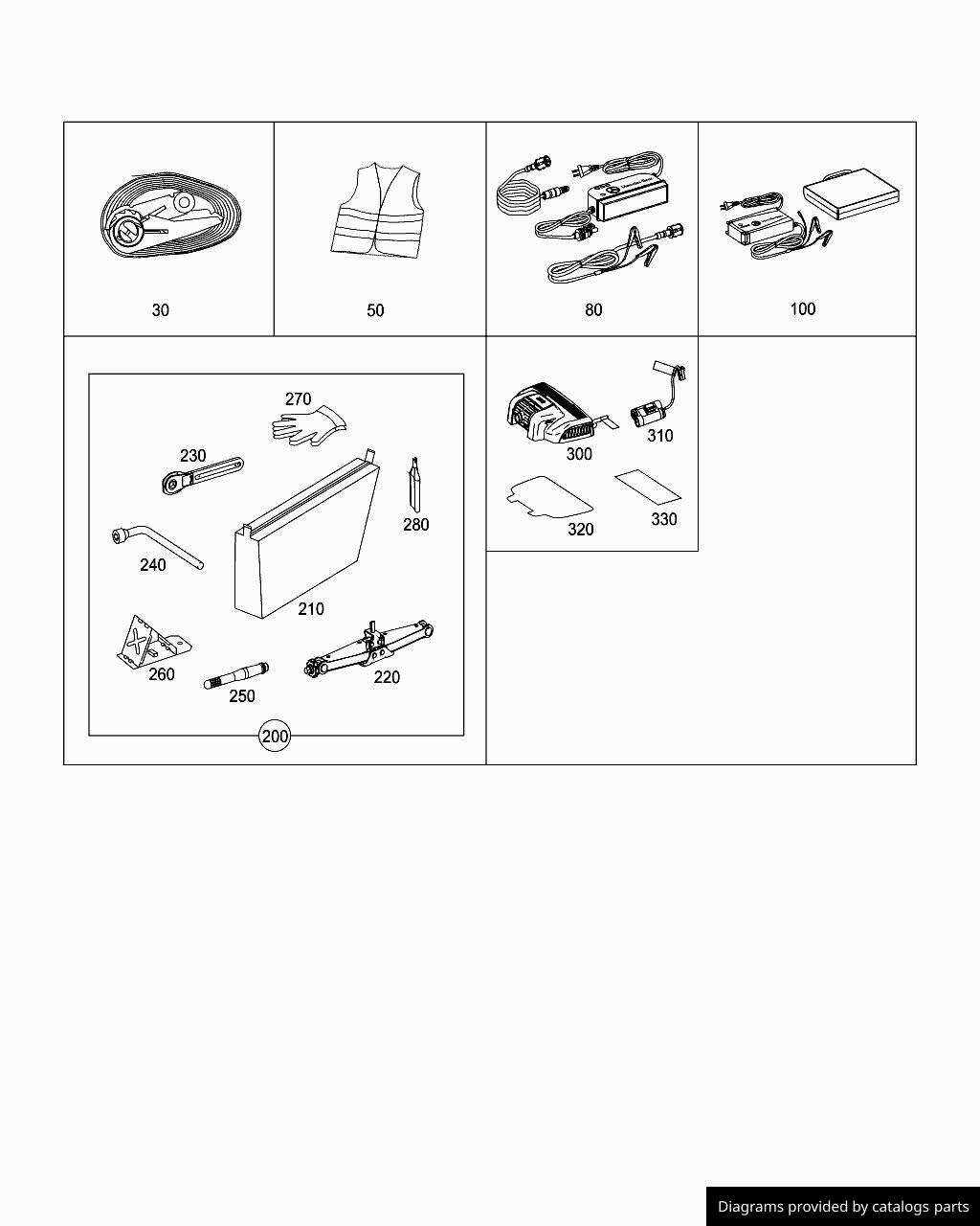 Car part diagram