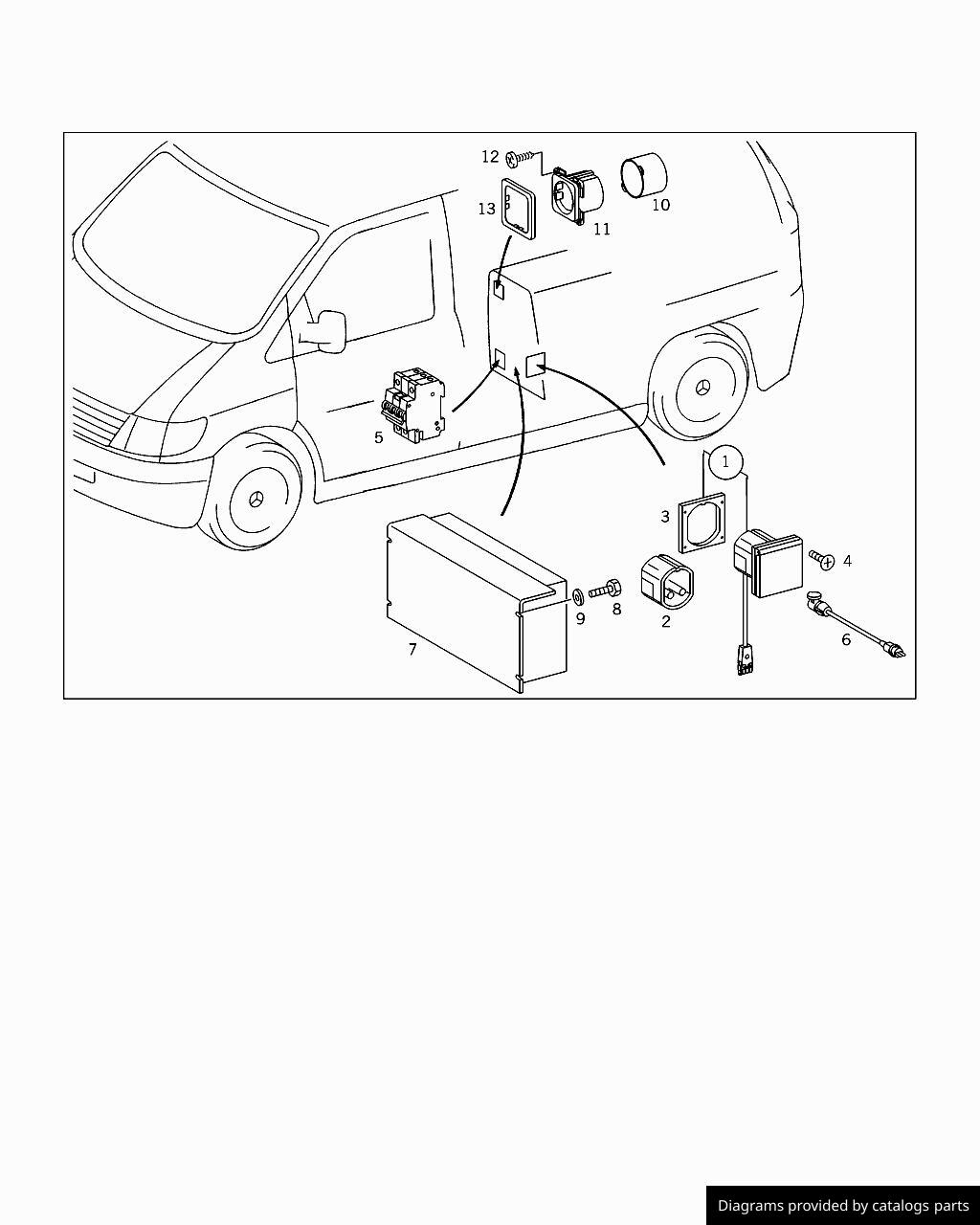 Car part diagram