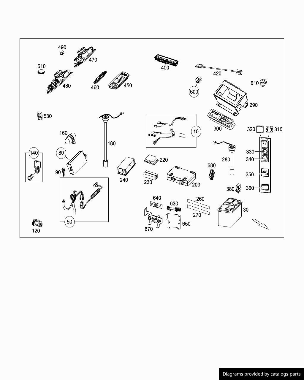 Car part diagram