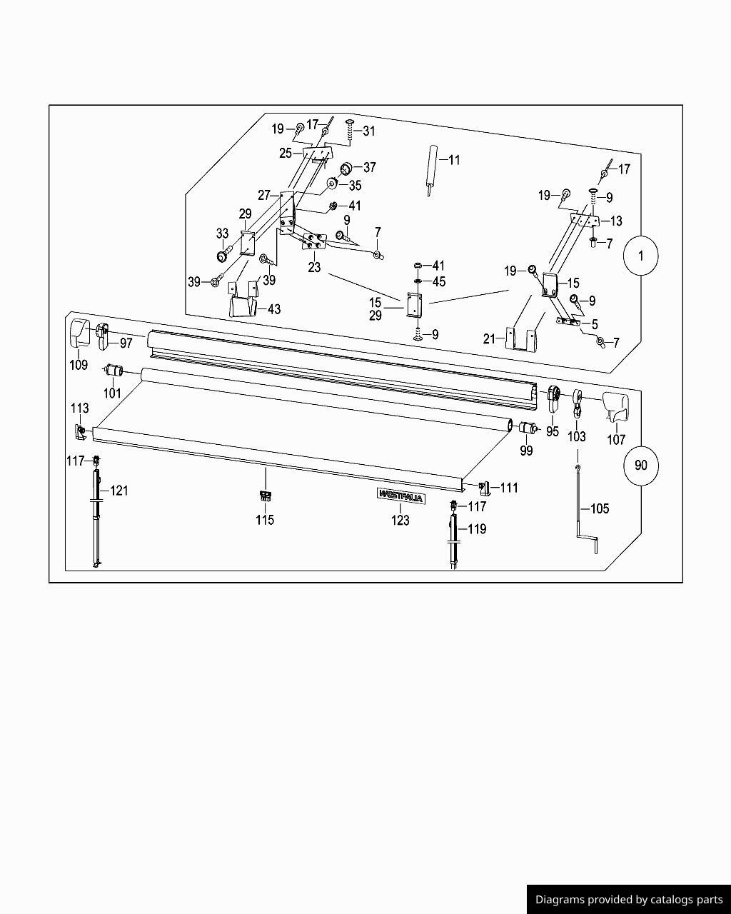 Car part diagram