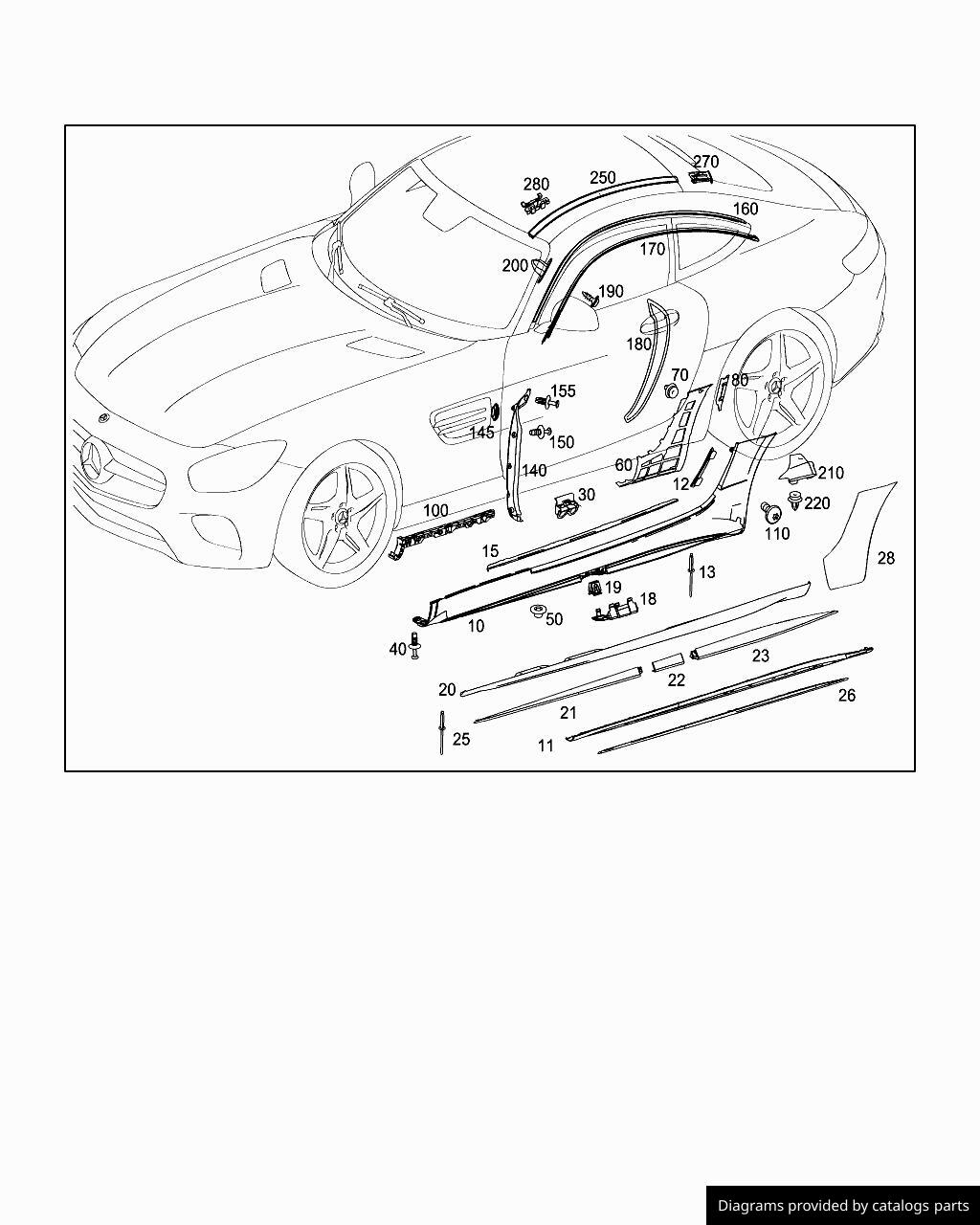 Car part diagram