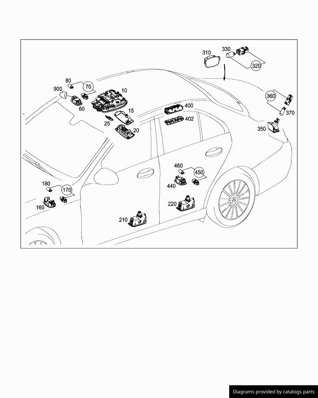 Car part diagram