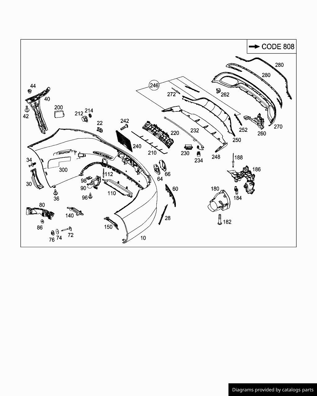 Car part diagram