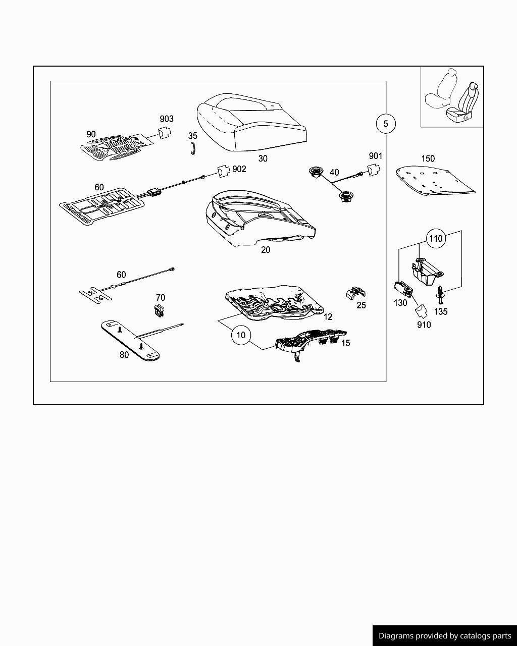 Car part diagram