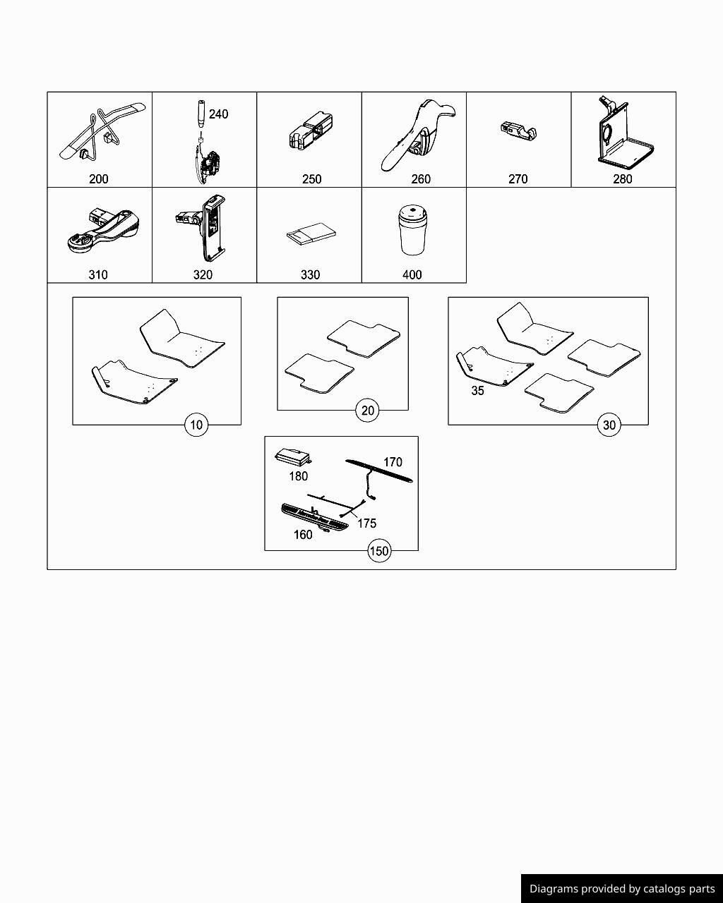 Car part diagram