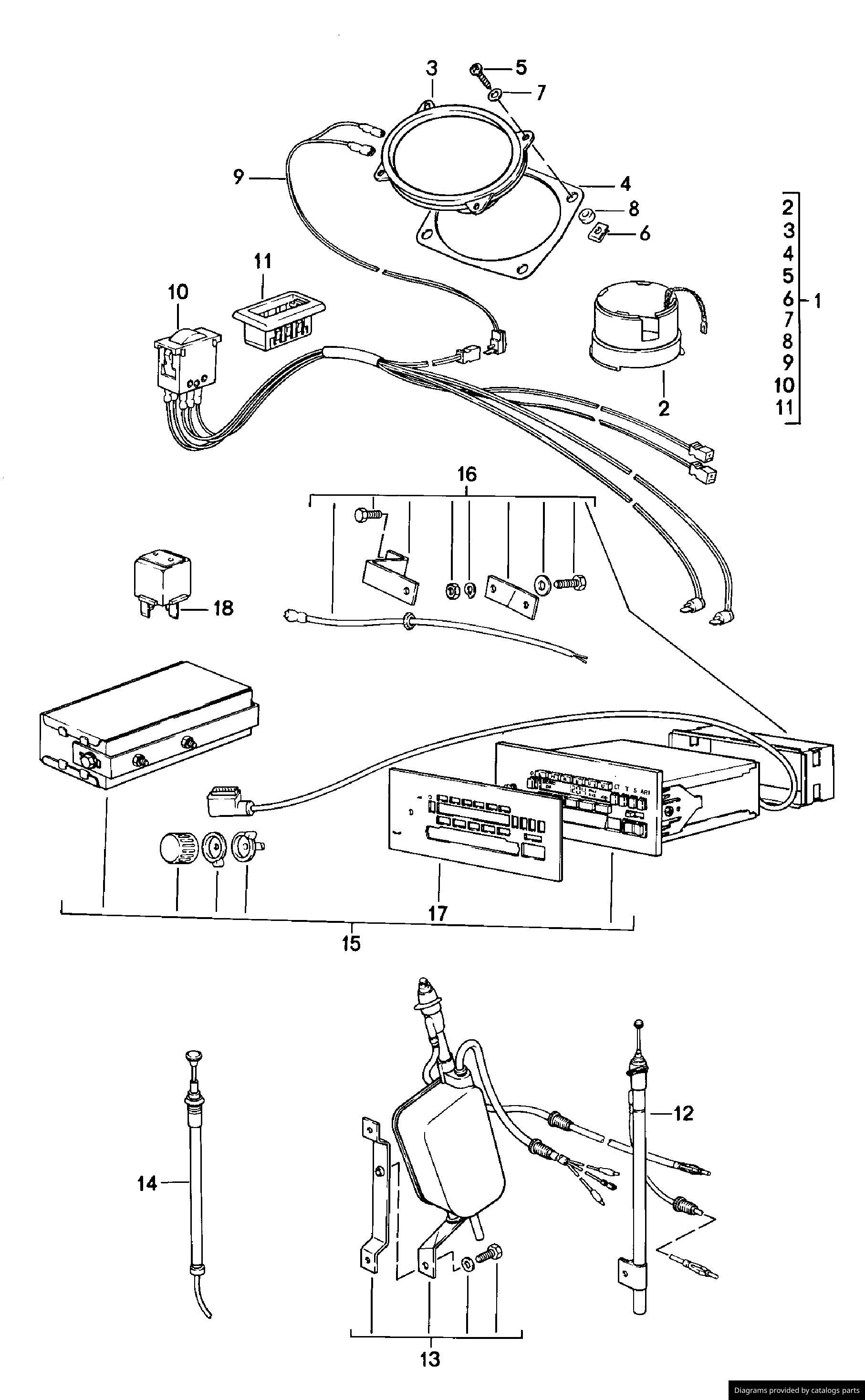 Car part diagram