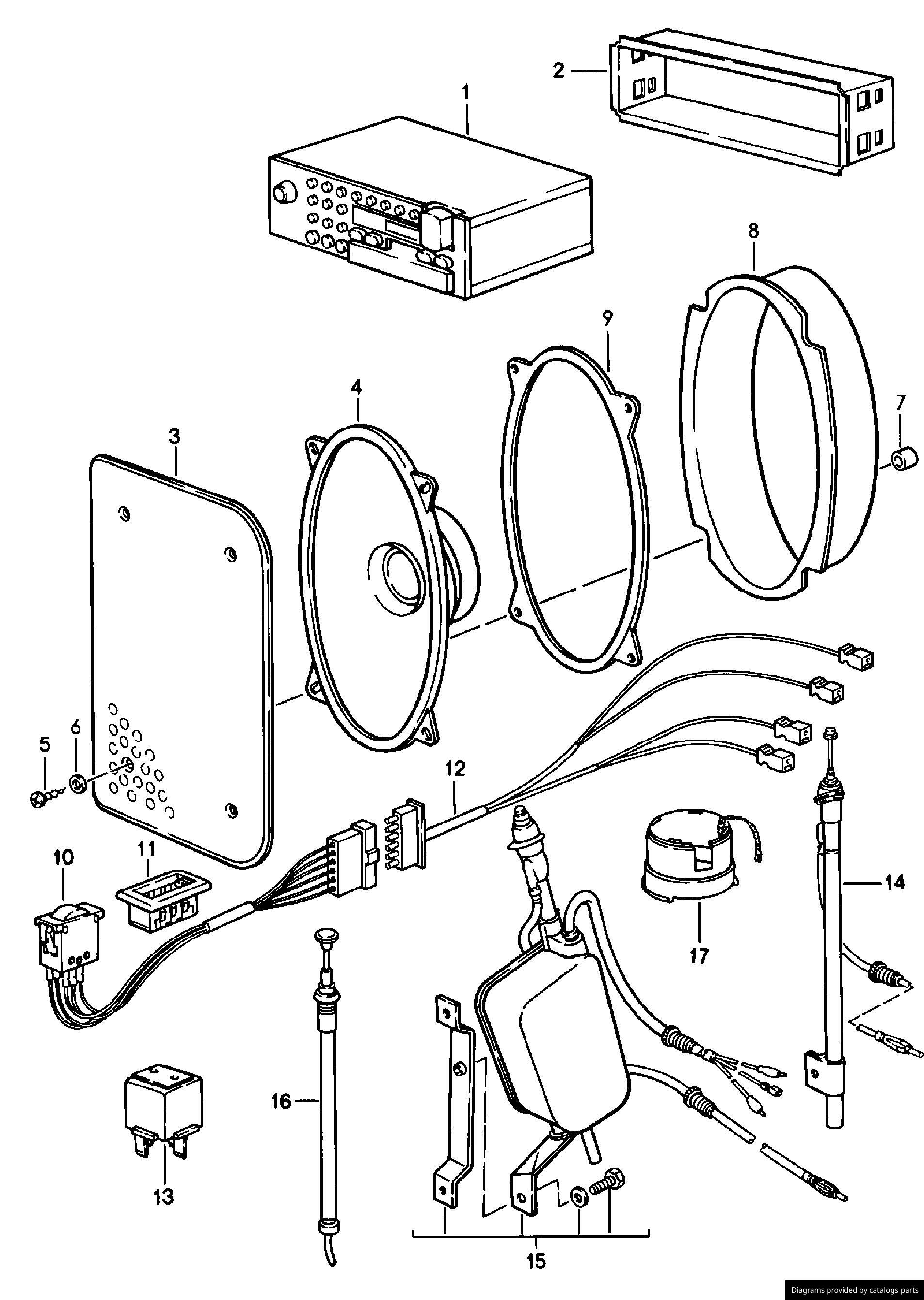 Car part diagram
