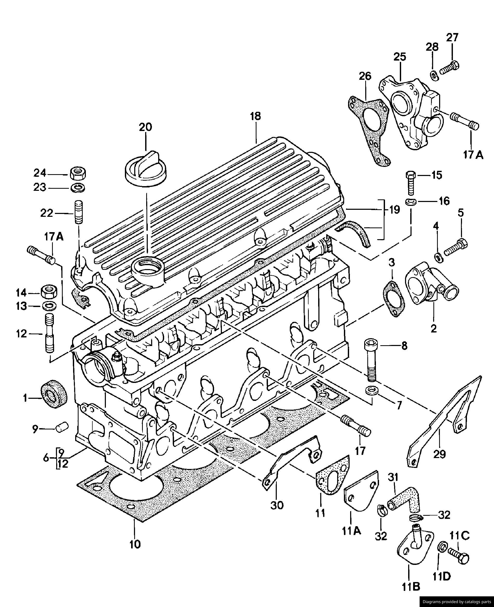 Car part diagram