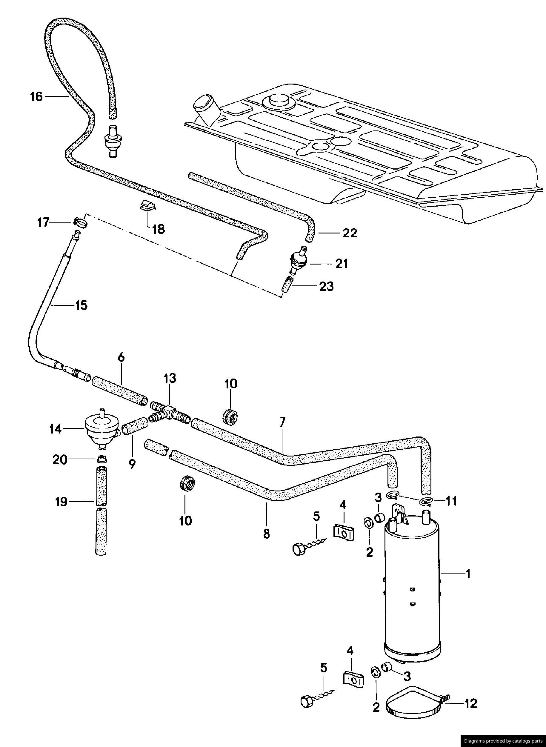 Car part diagram