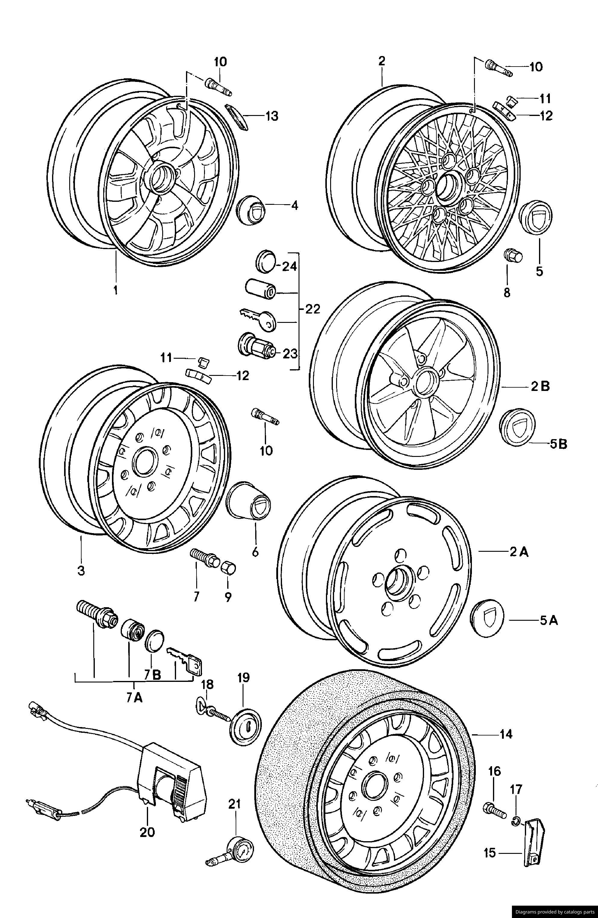 Car part diagram