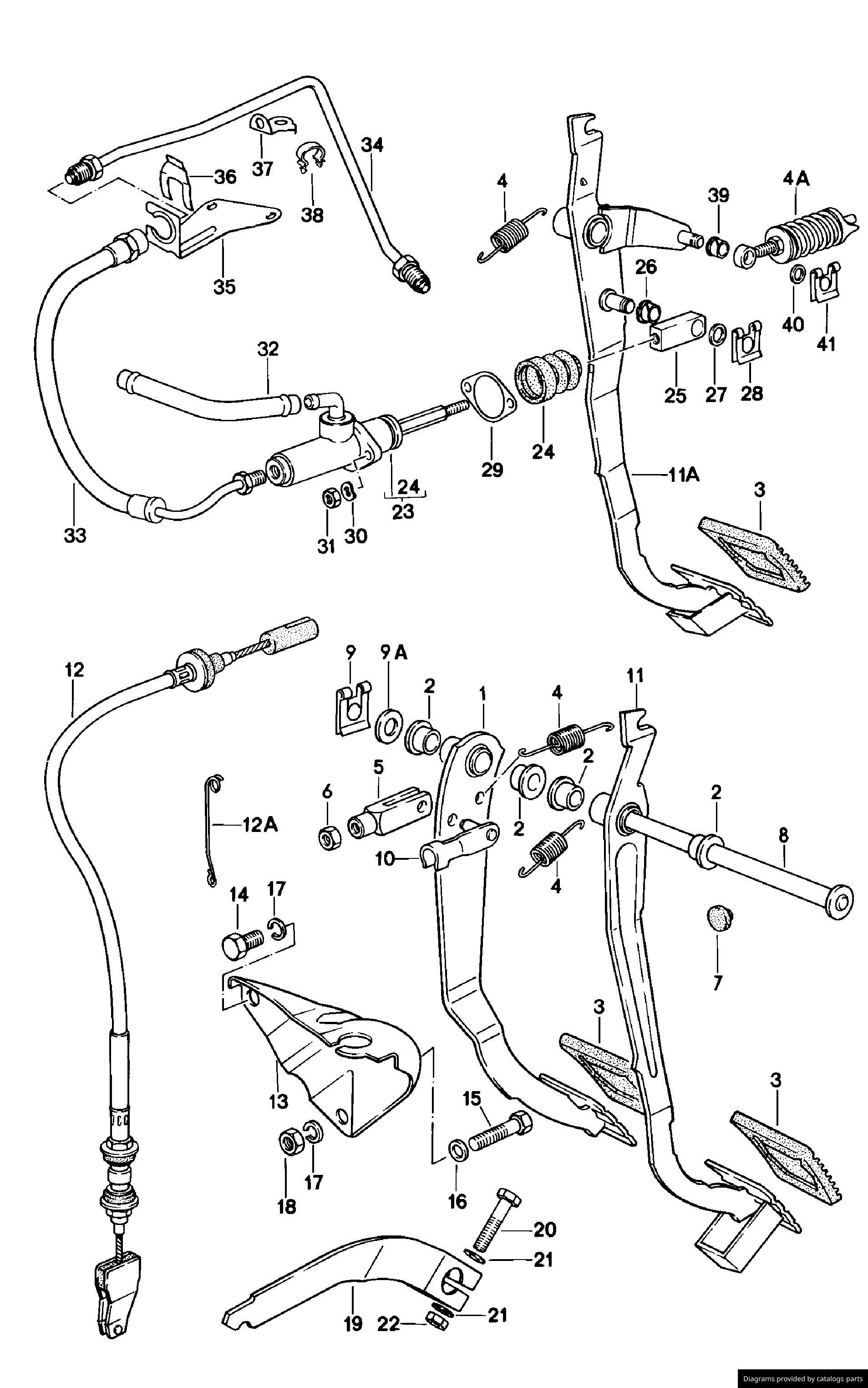 Car part diagram