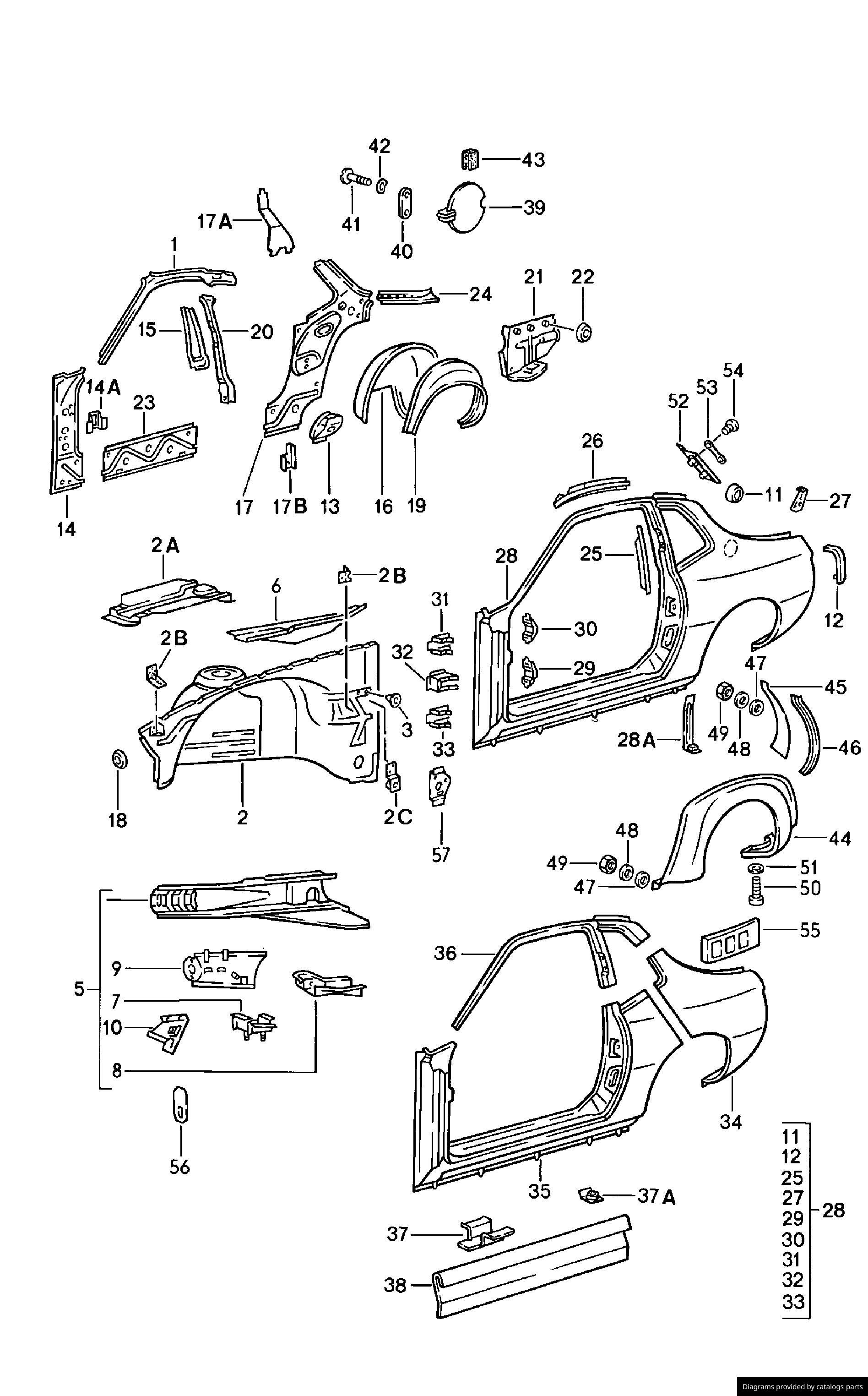 Car part diagram