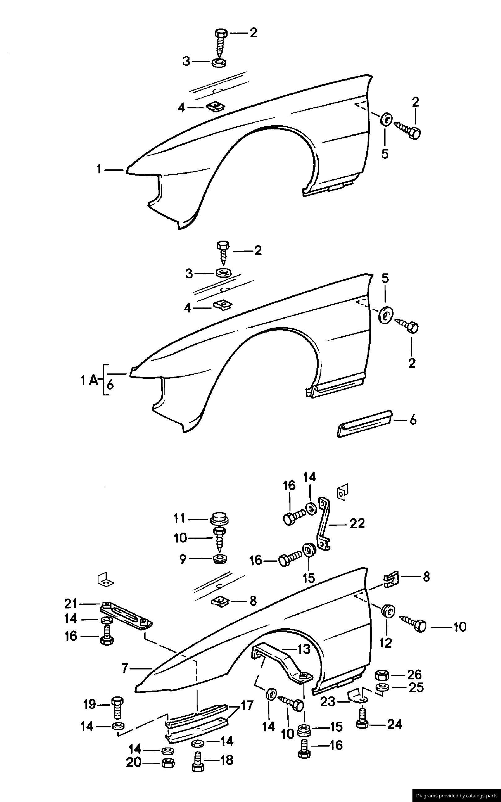 Car part diagram