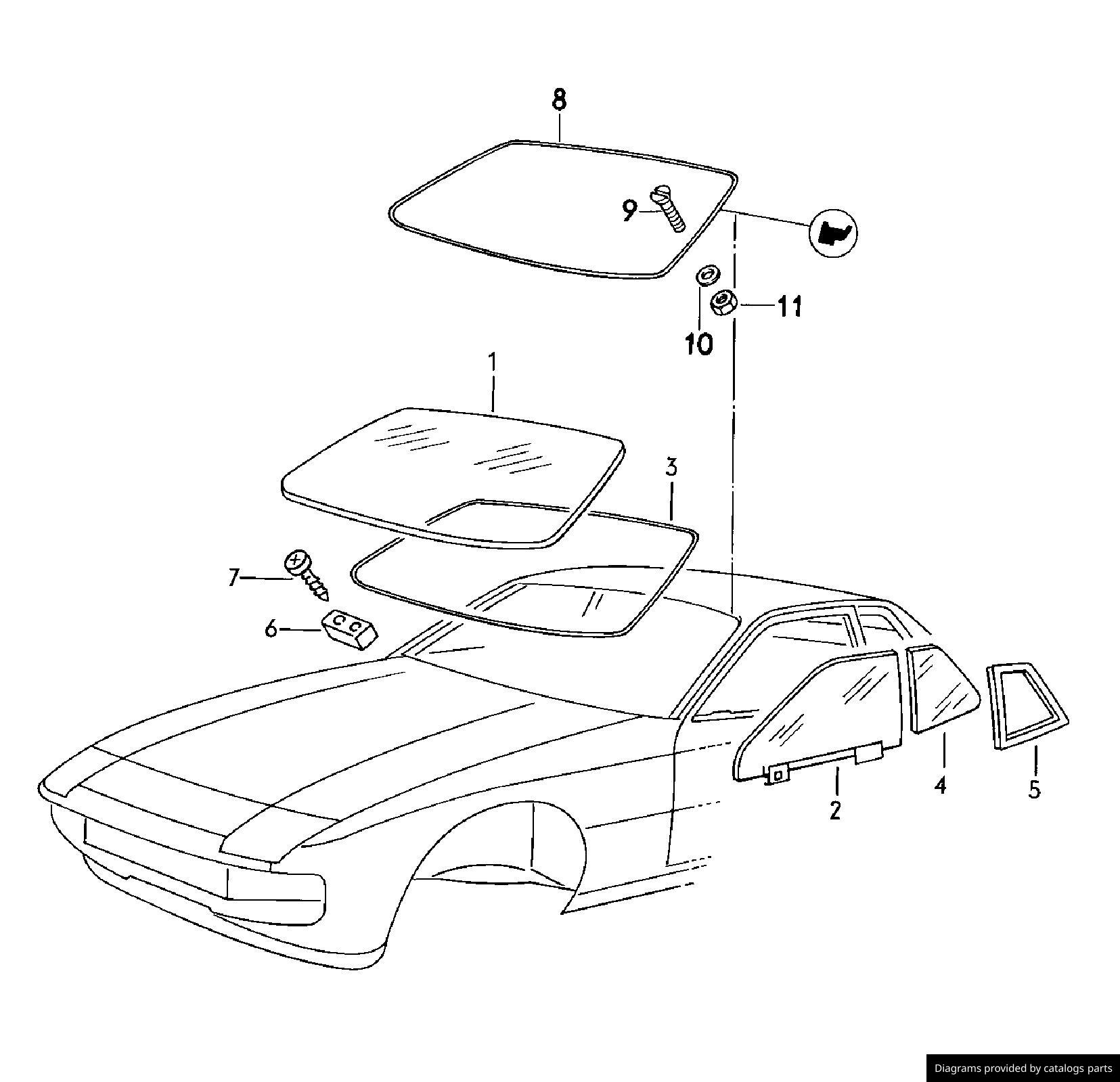 Car part diagram