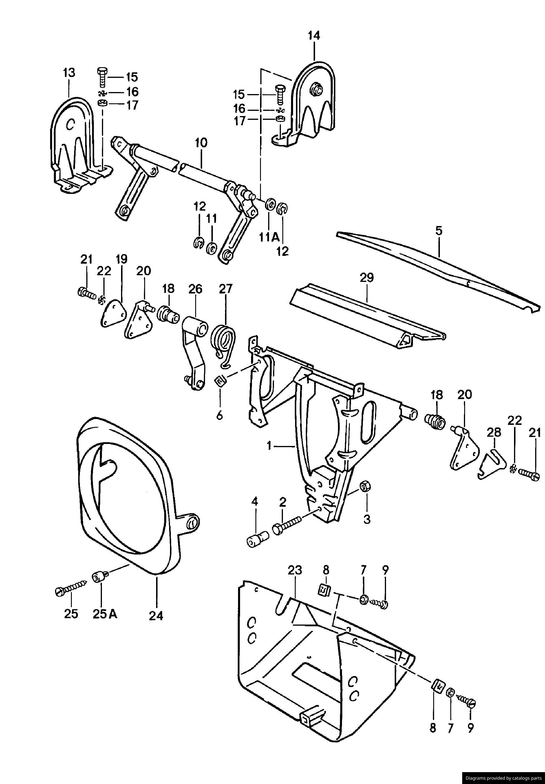 Car part diagram
