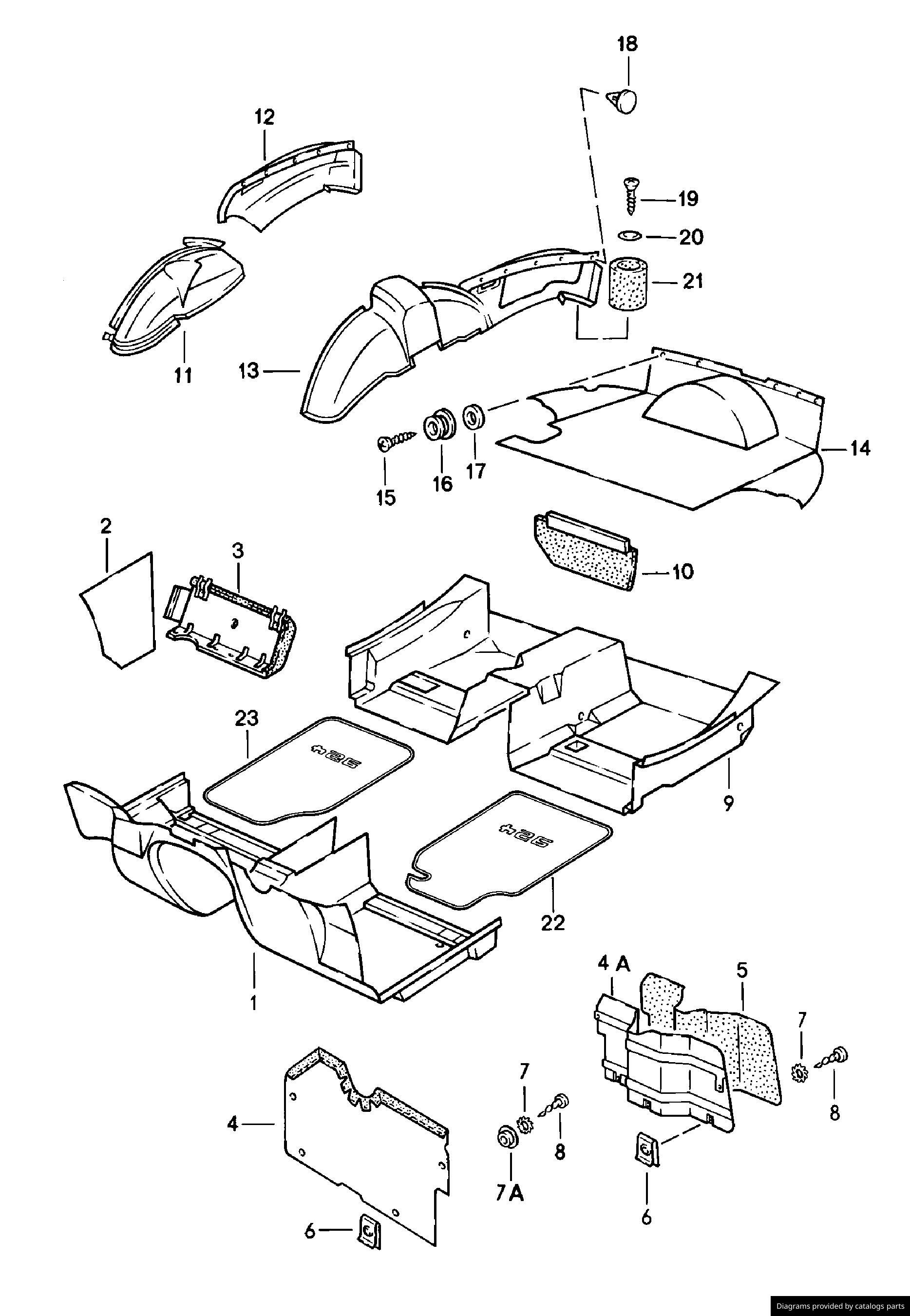 Car part diagram