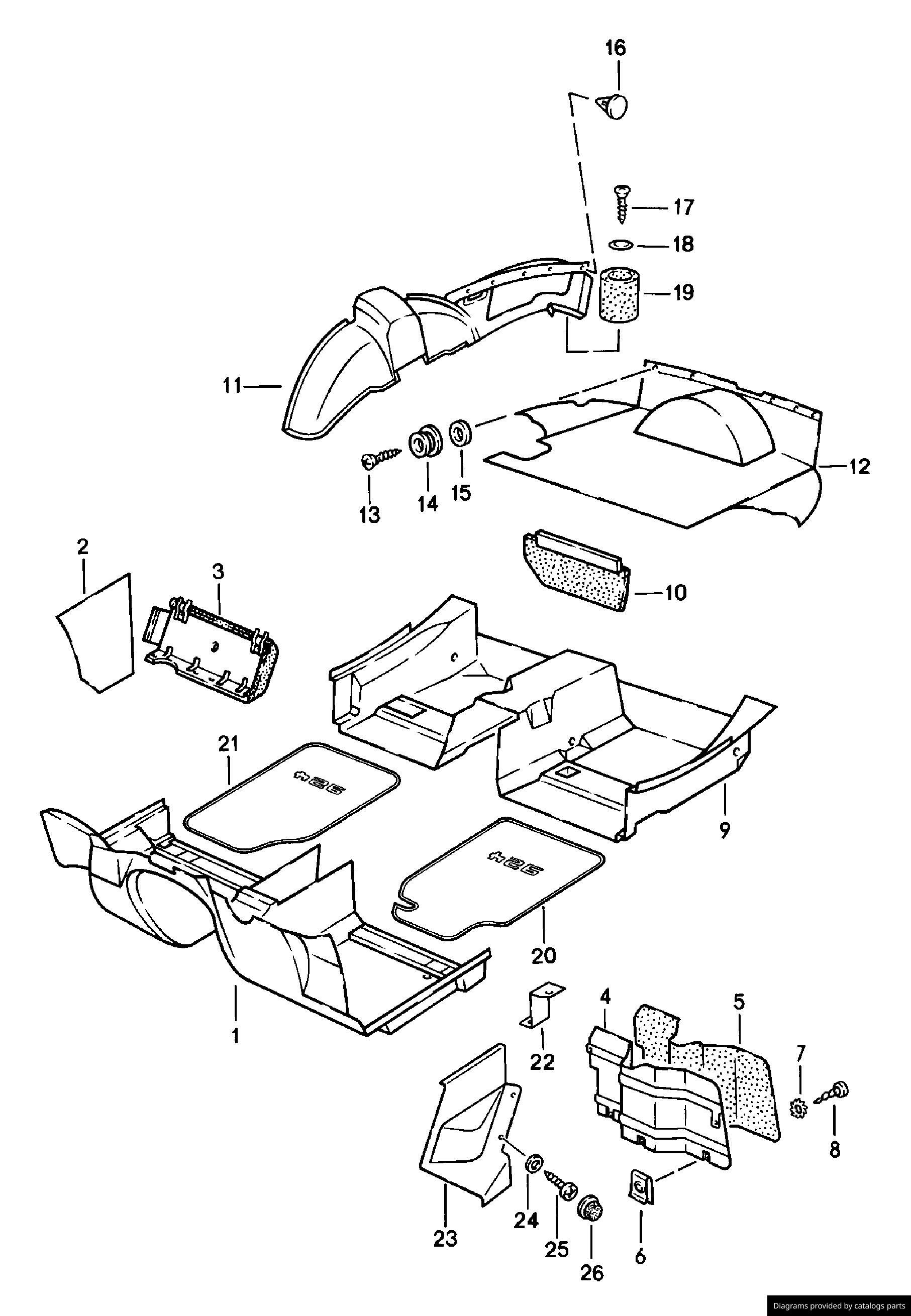 Car part diagram