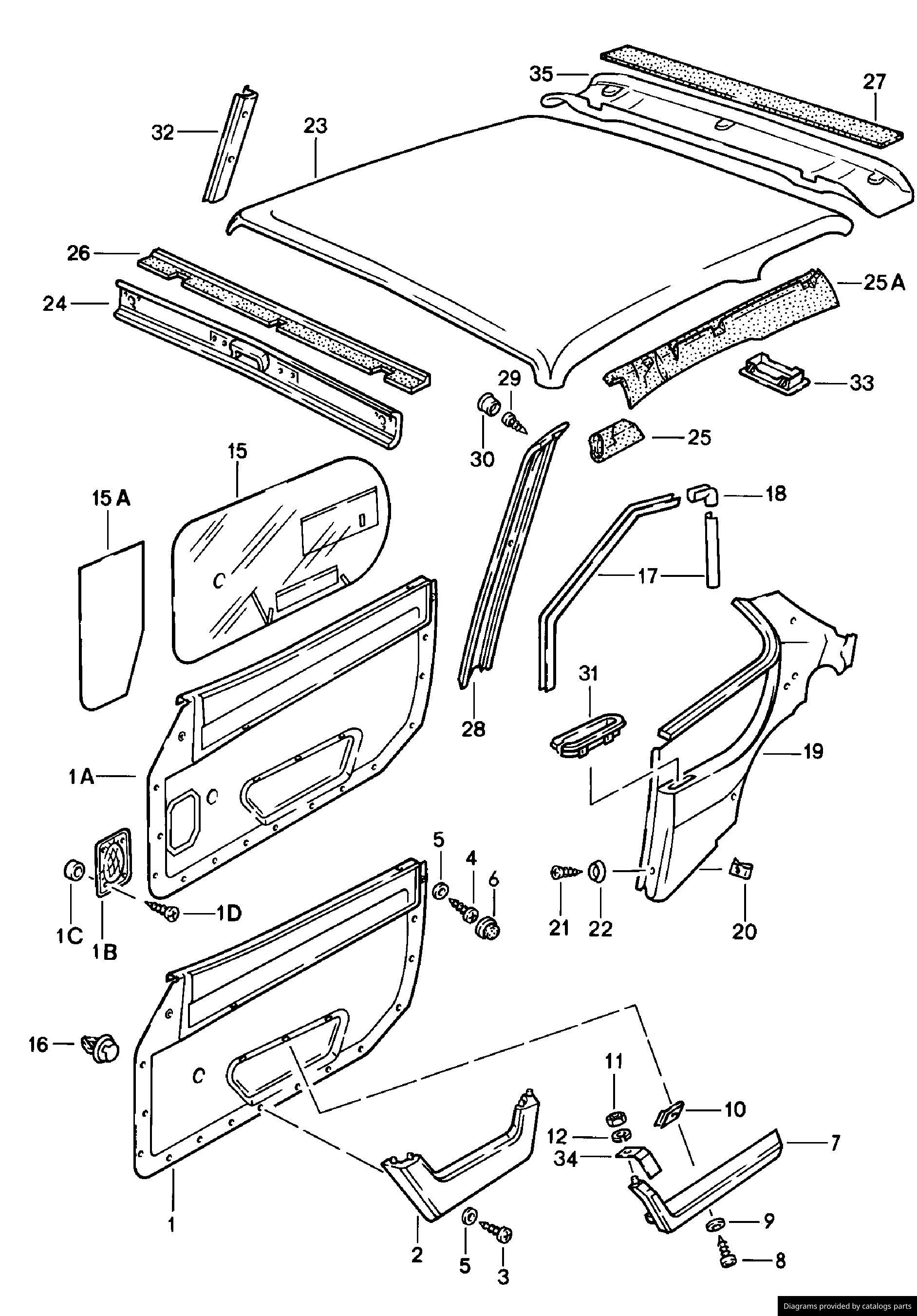 Car part diagram